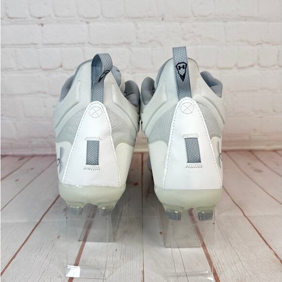 Under Armour Command MC Mid White Lacrosse Cleats Mens Size 13 (3025639-100) - Picture 8 of 10